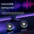 Erazer A500 2.0 RGB gaming-højttalere til skrivebordet - 10W - sort