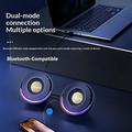 Erazer A500 2.0 RGB gaming-højttalere til skrivebordet - 10W - sort