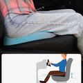 Ergonomisk bilsædepude i mesh med memory-skum - sort