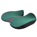 Ergonomisk bilsædepude i mesh med Memory-skum - grøn