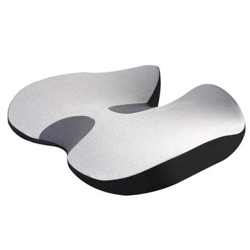 Ergonomisk bilsædepude i mesh med Memory-skum - grå