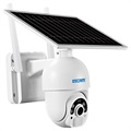Escam QF250 Soldrevet Overvågningskamera - 1080p, WiFi - Hvid