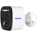Escam QF370 Vandtæt Solcelledrevet Kamera med PIR-Alarmsensor - 3.0MP