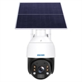Escam QF724 Vandtæt Soldrevet Overvågningskamera - 3.0MP, 30000mAh (Open Box - Fantastisk stand)
