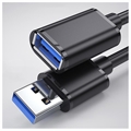 Essager Høj Hastighed USB 3.0 Forlængerkabel - 1m - Sort