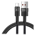 Essager Quick Charge 3.0 USB-C Kabel - 66W - 3m - Sort
