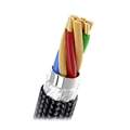 Essager Quick Charge 3.0 USB-C Kabel - 66W - 2m - Sort