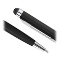 Essentials 2-i-1 Touchskærm Pen med Clip - Sort