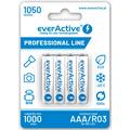 EverActive Professional Line EVHRL03-1050 Genopladelige AAA-batterier 1050mAh - 4 stk.