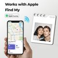 F10 Mini Bluetooth-tracker med 1.54" E-Ink-skærm - hvid