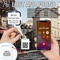 F10 Mini Bluetooth-tracker med 1.54" E-Ink-skærm - hvid