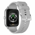 F12 Smart Watch med 2,02" buet skærm og enkoder Bluetooth-opkald Smart armbånd med sundhedsovervågning - sølv/grå