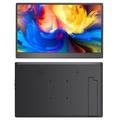 F156P02 15.6" Full HD bærbar skærm med støttefod – sort