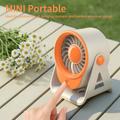 F16 Mini-bordventilator til kontoret og hjemmet - orange