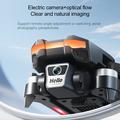 F208 Sammenklappelig professionel drone V.2.0 med fjernbetjening med 4.5" skærm - børsteløs, GPS - sort