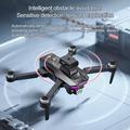F208 Sammenklappelig professionel drone V.2.0 med fjernbetjening med 4.5" skærm - børsteløs, GPS - sort