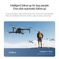 F208 Sammenklappelig professionel drone V.2.0 med fjernbetjening med 4.5" skærm - børsteløs, GPS - sort