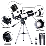 F30070M Astronomisk teleskop for begyndere