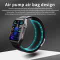 F520 Advanced Smartwatch med luftpumpe til måling af blodtryk - Sort