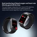 F520 Advanced Smartwatch med luftpumpe til måling af blodtryk - Sort