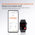 F520 Advanced Smartwatch med luftpumpe til måling af blodtryk - Sort