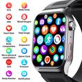 F520 Advanced Smartwatch med luftpumpe til måling af blodtryk - Sort