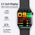 F520 Advanced Smartwatch med luftpumpe til måling af blodtryk - Sort