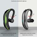 F600 Bluetooth-headset med ørekrog / trådløst headset - 18 timers taletid - sort