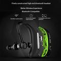 F600 Bluetooth-headset med ørekrog / trådløst headset - 18 timers taletid - sort
