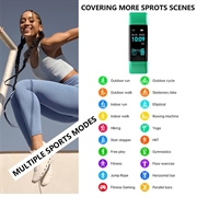 F71 Smart Armbånd / Fitness Tracker med blodtryksmåling - Grøn