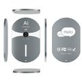 F8pro AI magnetisk Bluetooth-oversætter med 138 sprog - grå