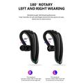 F900 trådløs øretelefon/headset - 25 timers taletid - sort