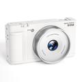 FC003W Digitalkamera med flipskærm, 5K videooptagelse - Hvid