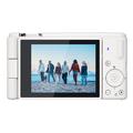 FC003W Digitalkamera med flipskærm, 5K videooptagelse - Hvid