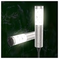 FDTwelve Vandafvisende LED Solcelle Havelampe - 56.5cm - Sølv