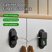 FQ25 Smart fingeraftrykslås med børnesikkerhed - Sort