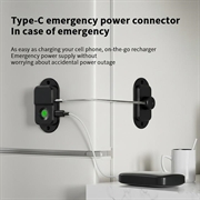 FQ25 Smart fingeraftrykslås med børnesikkerhed - Sort