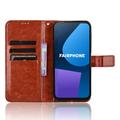 Fairphone 5 Pung Cover med Magnetisk Lukning - Brun