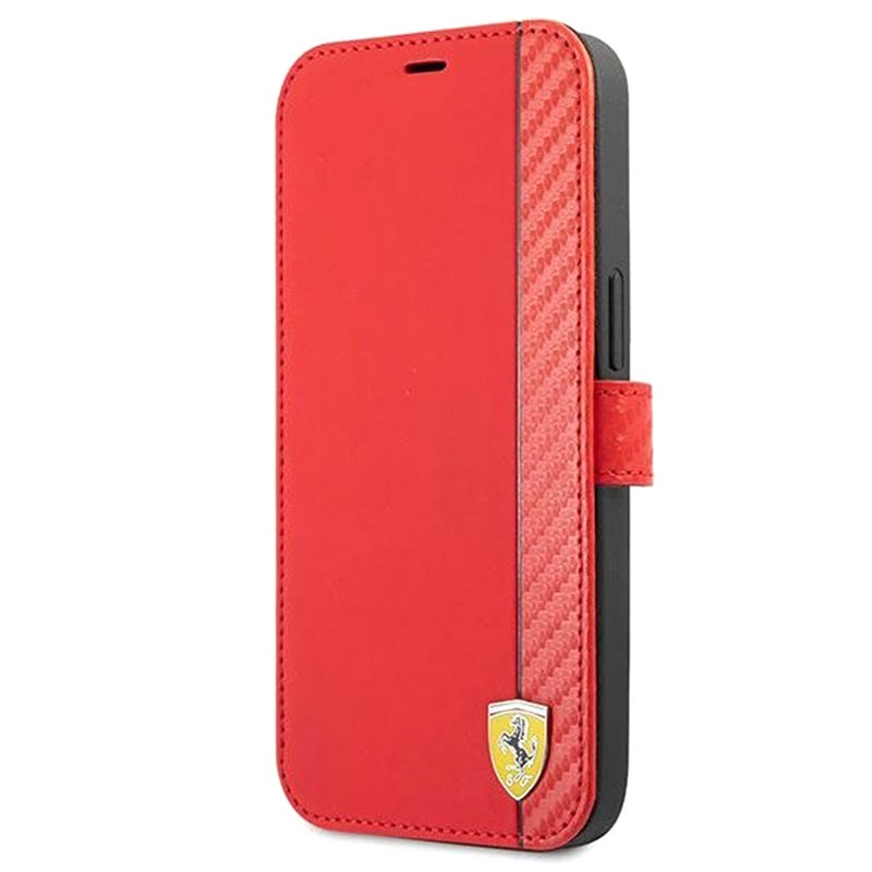 granske stang spøgelse Ferrari On Track Carbon Stripe iPhone 13 Pro Max Pung Taske