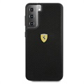 Ferrari On Track Perforated Samsung Galaxy S21 5G Cover - Sort