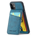 iPhone 11 Fierre Shann Dækket Hybrid Cover med Kortholder og Stand
