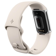 Fitbit Charge 6 Fitness Tracker - Porcelæn / Sølv