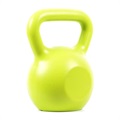 Fitness Massivt Støbejern Kettlebell - 5kg - Lime Grøn