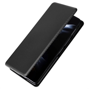 Samsung Galaxy Z Fold5 Flip Cover - Karbonfiber - Sort