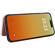 iPhone 15 Pro Flip Cover - Karbonfiber