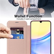 Samsung Galaxy A15 Flip cover med kortholder - MagSafe-kompatibel