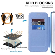 Samsung Galaxy A35 Flip cover med kortholder - MagSafe-kompatibel - Blå