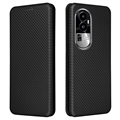 Oppo Reno10 Pro+ Flip Cover - Karbonfiber - Sort