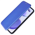 Xiaomi Mi 11 Lite 5G Flip Cover - Kulfiber - Blå