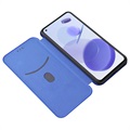 Xiaomi Mi 11 Lite 5G Flip Cover - Kulfiber - Blå